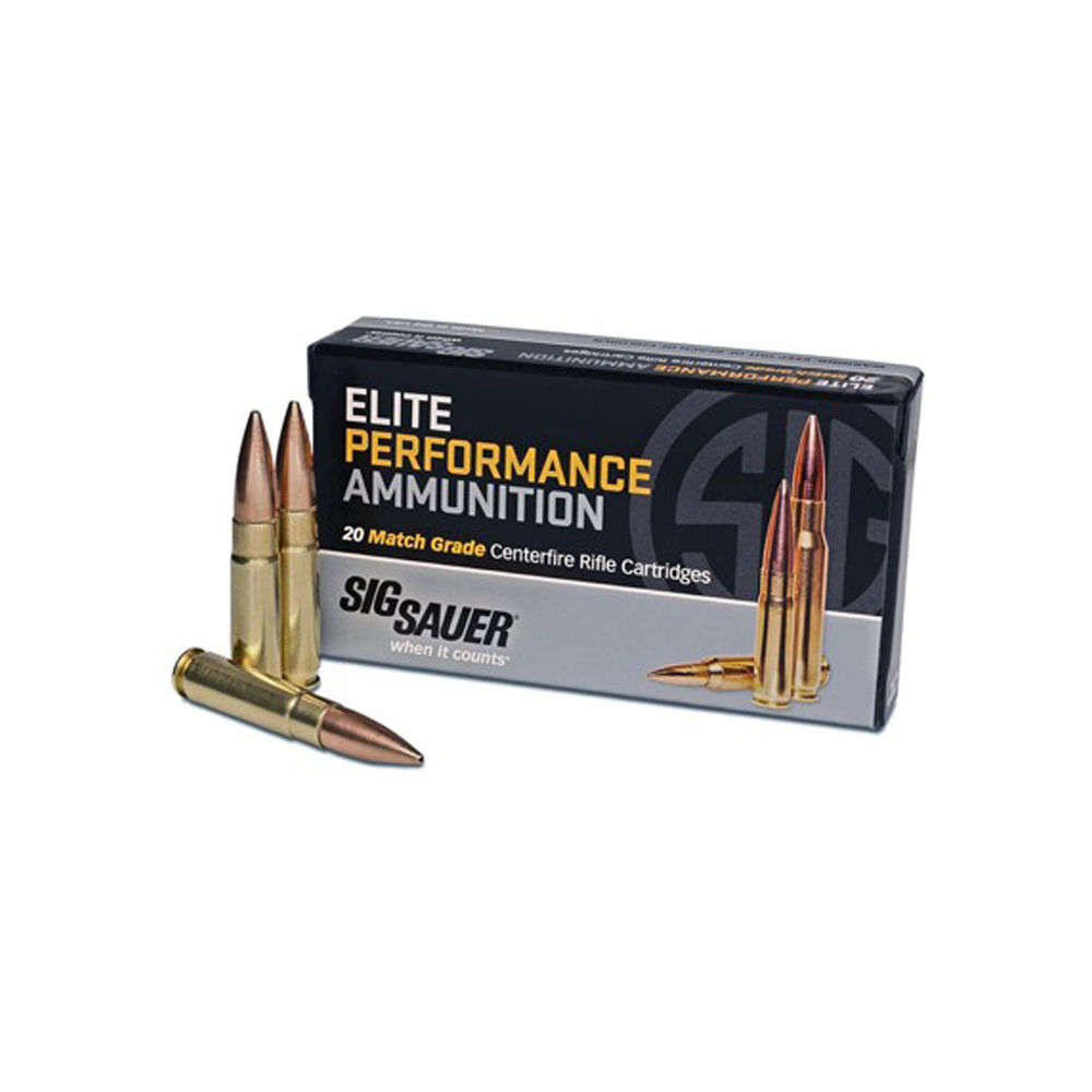 Ammunition Sig Sauer 2719 ft lbs 308Win SIG E308M2-20      MARKSMAN E  308  175 OTM  20/10 • Model: 2719 ft lbs